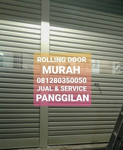 Rolling Door One Sheet Kombinasi Semi Perforated