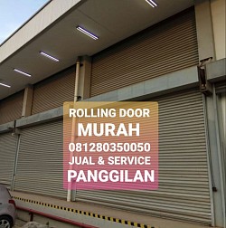 Rolling Door Mesin Electric Otomatis