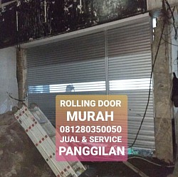 Rolling Door Galvanis Semi Transparan