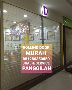 Rolling Door One Sheet Transparan Full